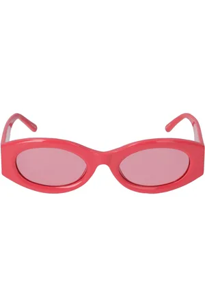 The Attico Berta Oval Acetate Sunglasses