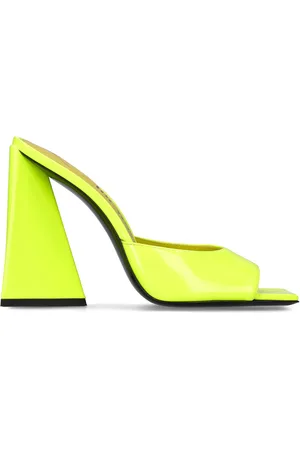 The Attico 115mm Devon Faux Patent Leather Mules