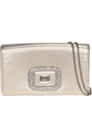 Roger Vivier Mini Viv Choc Jewel Clutch