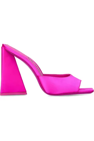 The Attico 115mm Devon Satin Mules