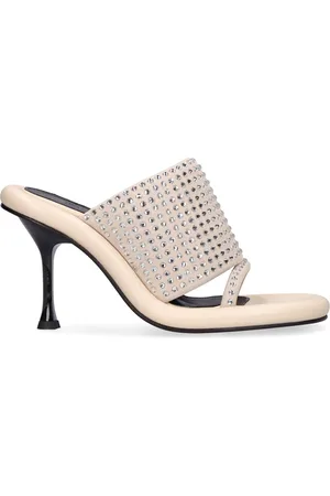 J.W.Anderson 90mm Bumper Leather & Crystal Mules