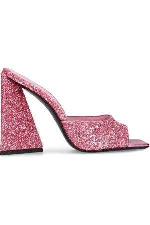 The Attico 115mm Devon Glittered Mules