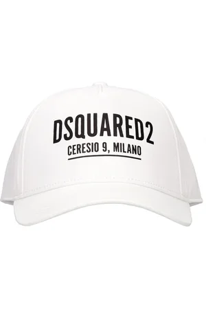 Dsquared2 Logo Rubberized Cotton Baseball Cap