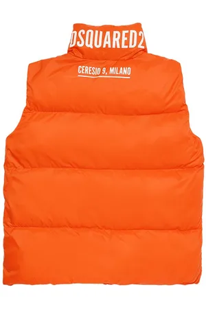 Dsquared2 Nylon Puffer Vest W/logo
