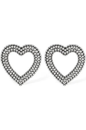 Balenciaga Heart 2.0 Brass Earrings