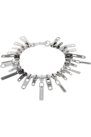 Balenciaga Zip-up Brass & Zamak Choker