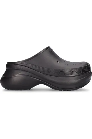 Balenciaga 85mm Crocs Rubber Pool Mules
