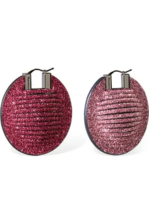 SO-LE STUDIO Geo Leather Earrings