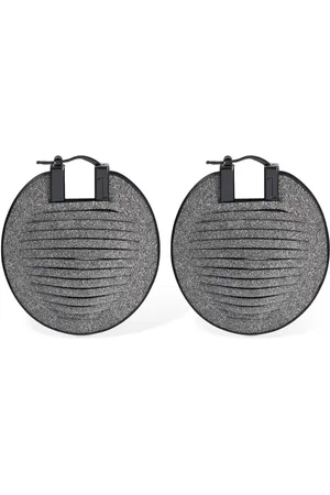 SO-LE STUDIO Geo Leather Earrings