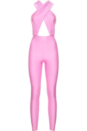 The Andamane Hola Shiny Stretch Lycra Jumpsuit