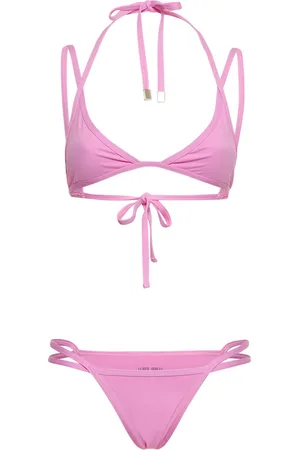 The Attico Triangle Double-strap Bikini