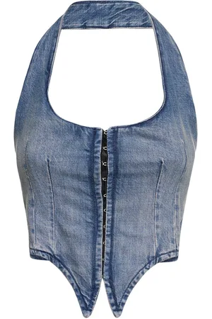 Miaou Dani Cotton Denim Vest