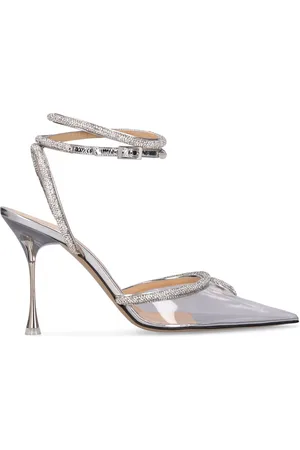 Mach & Mach 100mm Georgia Embellished Pvc Pumps