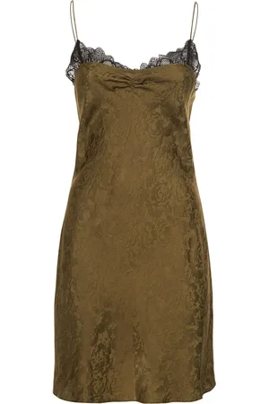 THE GARMENT Toulouse Silk & Lace Midi Dress