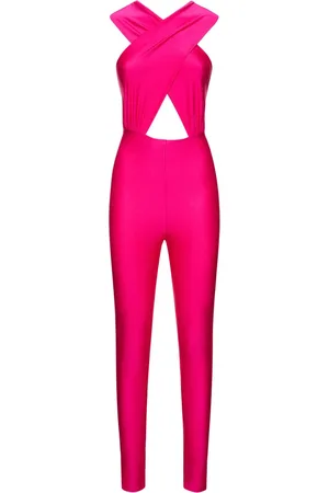 The Andamane Hola Shiny Stretch Lycra Jumpsuit