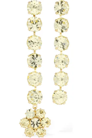 MAGDA BUTRYM Colored Crystal Mismatched Earrings