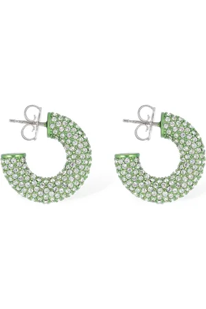 Amina Muaddi Cameron Small Hoop Earrings