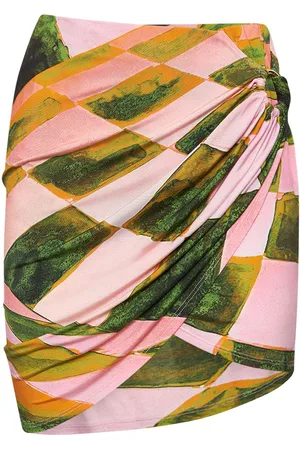 Louisa Ballou Coastline Printed Mini Skirt
