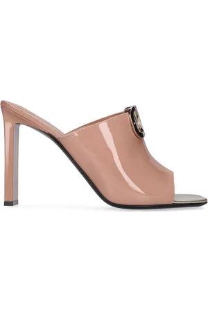 VALENTINO GARAVANI 100mm Vlogo Patent Leather Sandals