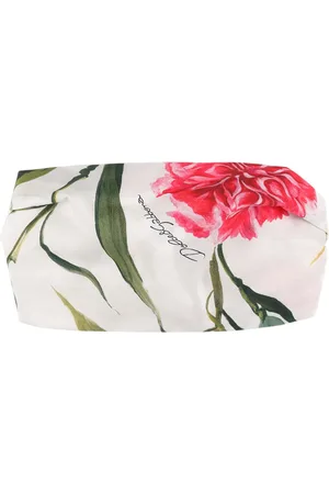 Dolce & Gabbana Flowers Print Cotton Headband