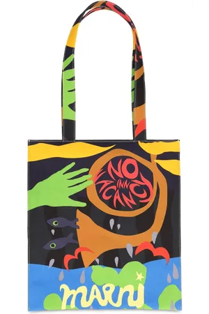 Marni Flat Canvas Tote