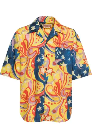 Marni Printed Cotton Boxy Shirt