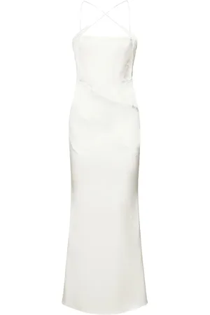 16Arlington Esteli Satin Corset Midi Dress