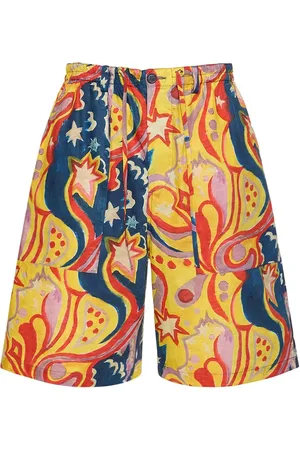 Marni Printed Cotton Shorts