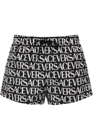 VERSACE Monogram Printed Nylon Swim Shorts