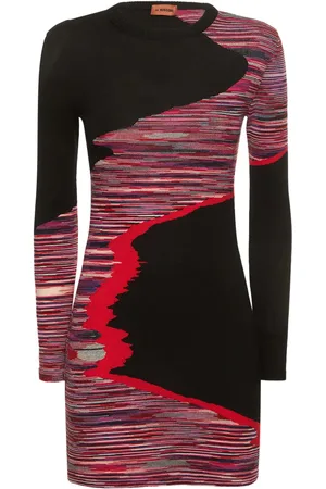 Missoni Space Dyed Wool Knit Mini Dress