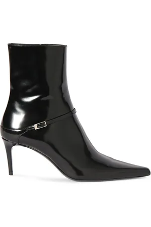 Saint Laurent 70mm Vendome Leather Ankle Boots