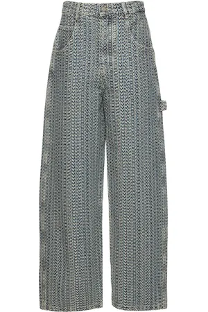 Marc Jacobs Monogram Denim Painter Pants