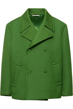 VALENTINO Wool Blend Caban Coat