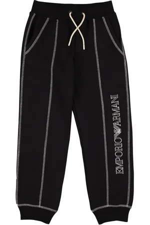 Emporio Armani Organic Cotton Sweatpants W/logo