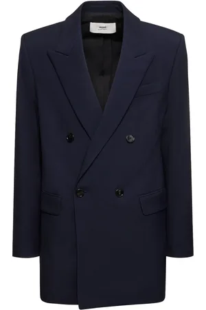 Ami Oversize Double Breast Wool Blazer