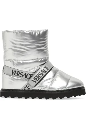 VERSACE Logo Quilted Nylon Snow Boots