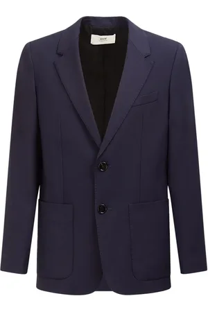 Ami Single Breast Viscose Blend Blazer