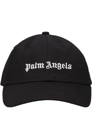 Palm Angels Logo Cotton Gabardine Baseball Cap