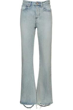 Balenciaga Cotton Denim Bootcut Jeans