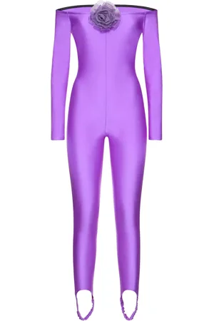 GIUSEPPE DI MORABITO Shiny Stretch Jersey Jumpsuit