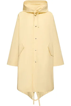 Jil Sander Logo Printed Cotton Canvas Parka