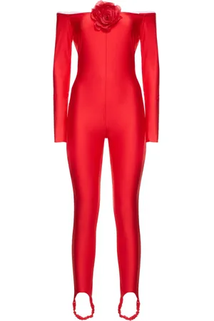 GIUSEPPE DI MORABITO Shiny Stretch Jersey Jumpsuit