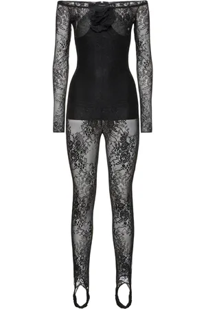GIUSEPPE DI MORABITO Laize Stretch Lace Jumpsuit