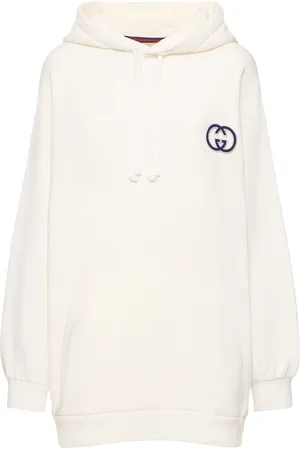 Gucci Oversized Cotton Jersey Hoodie