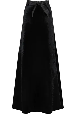 Balenciaga Viscose Blend A-line Maxi Skirt