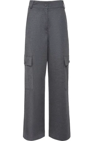 Max Mara Orlanda Wool Jersey Cargo Pants
