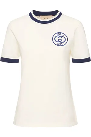 Gucci Cotton Jersey T-shirt W/ Embroidery