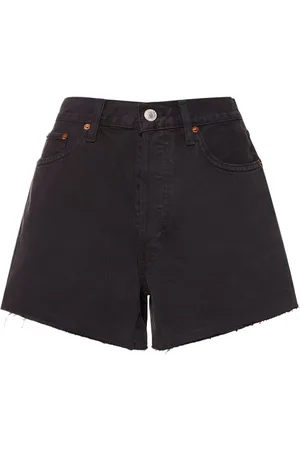 RE/DONE 90s Low Rise Cotton Denim Shorts