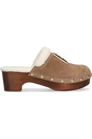 Dolce & Gabbana 40mm Suede Logo Clogs
