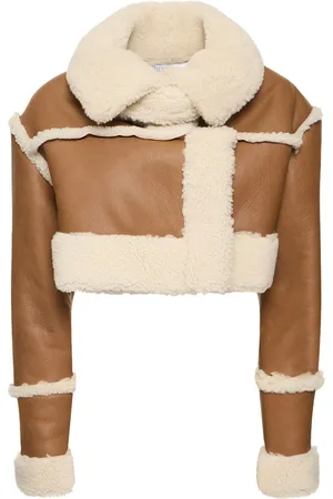 GIUSEPPE DI MORABITO Shearling Cropped Jacket